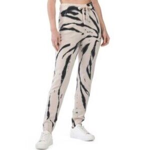 525 America 100% Cashmere Tie Dye Slim Joggers Lounge/Sweat Pants